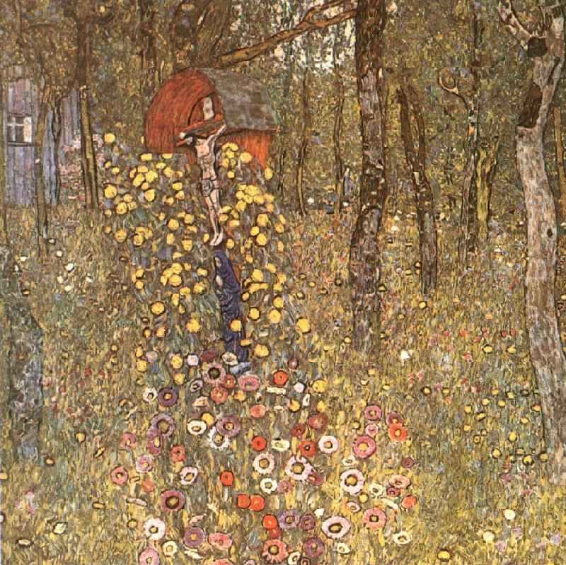 1911_12_farm garden with crucifix.jpg